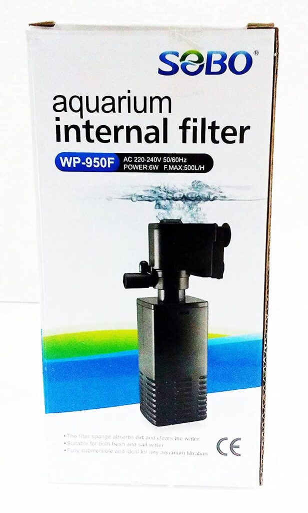 SOBO Aquarium Internal Filter WP950F 6W 500L/H That Fish Place